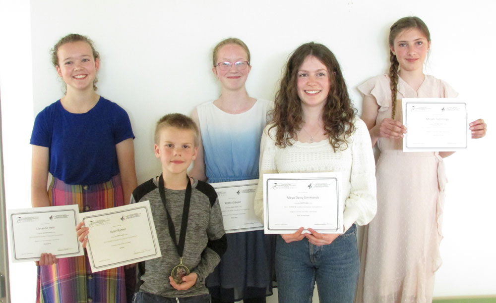 2023 PEIRMTA Student Composer Competition winners from Joyful Melodies Studio